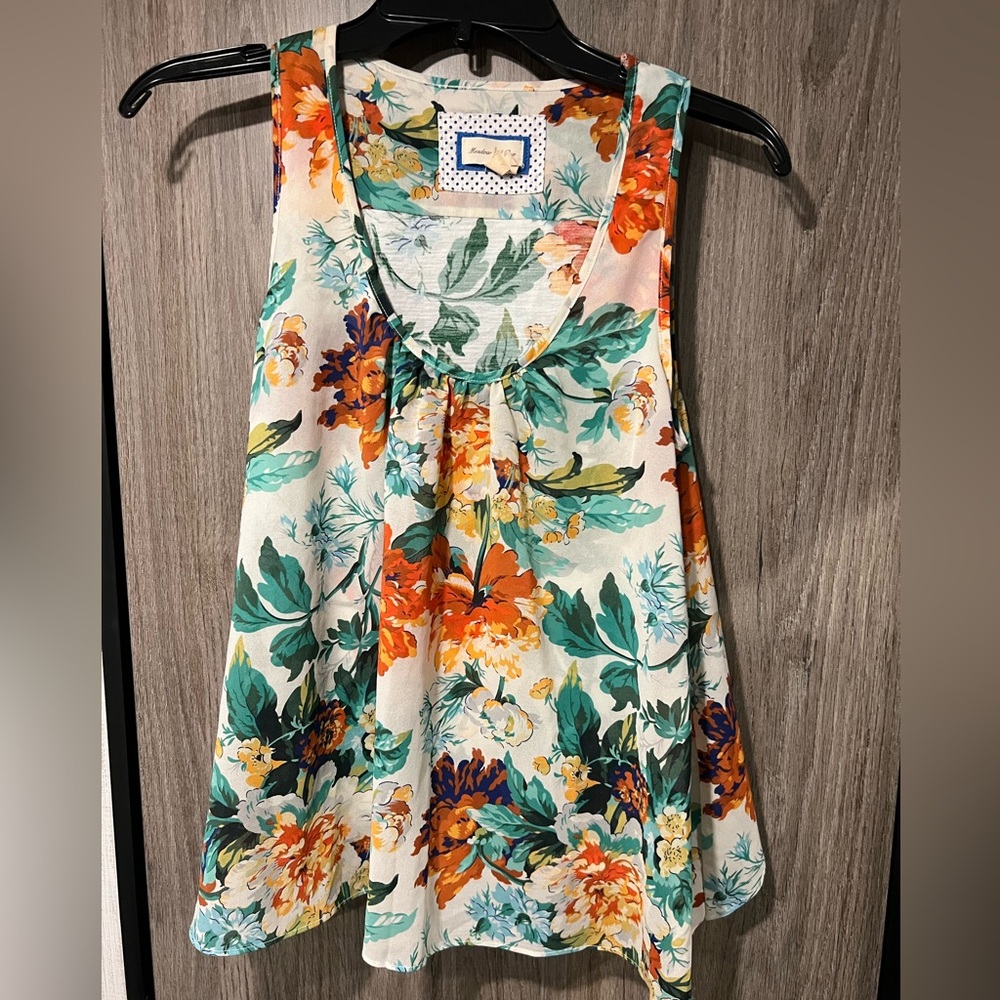 Meadow Rue Floral Sleeveless Top